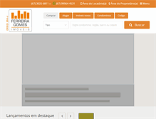 Tablet Screenshot of ferreiragomesimoveis.com.br